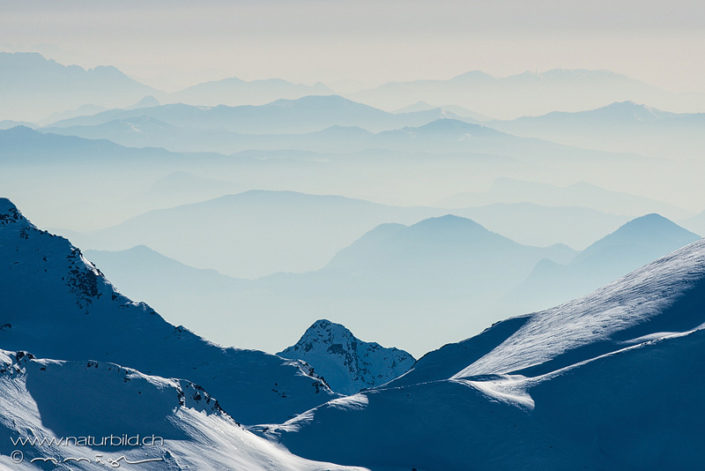 Saas Fee Winter Berge